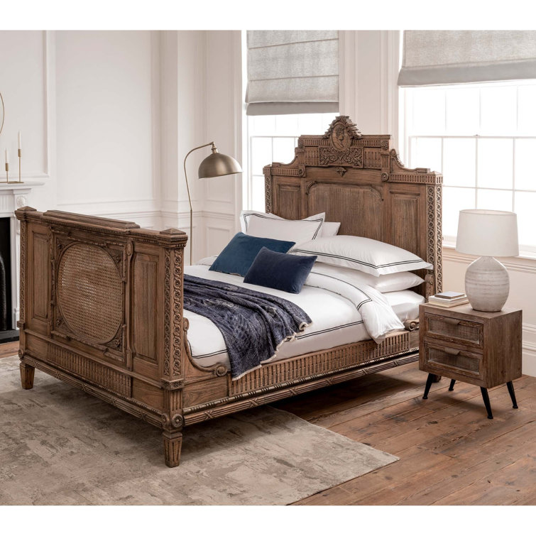 Vintage king bed deals frame